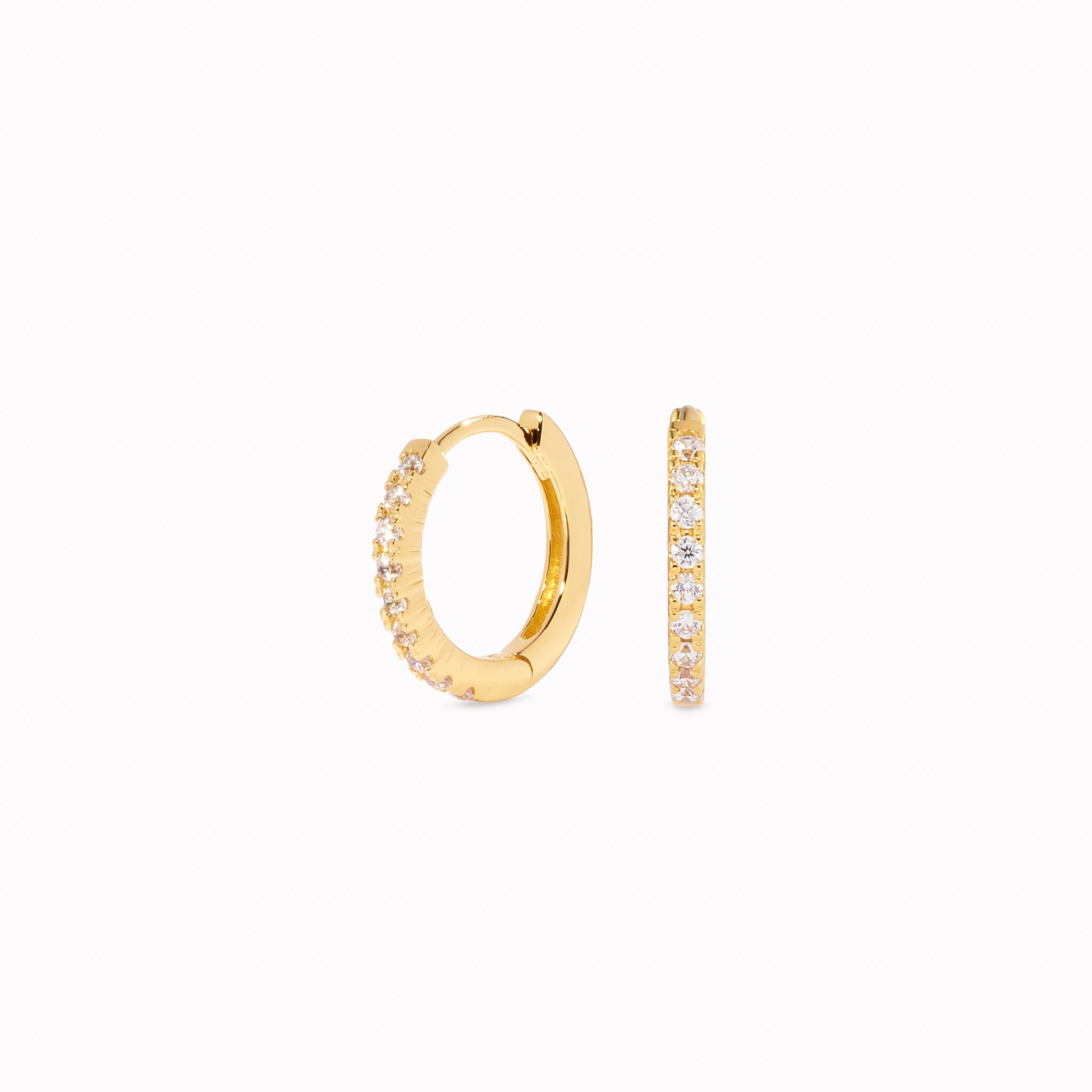 Huggie Hoop Earrings - Eva