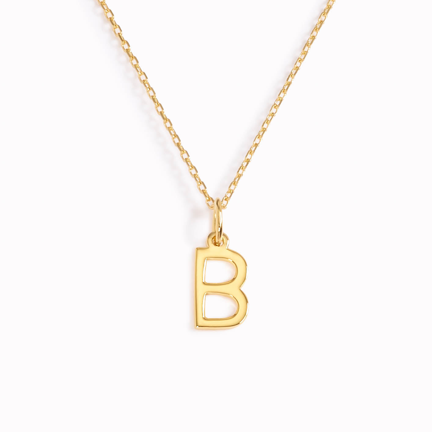 B Necklace / Gold Initial Necklace