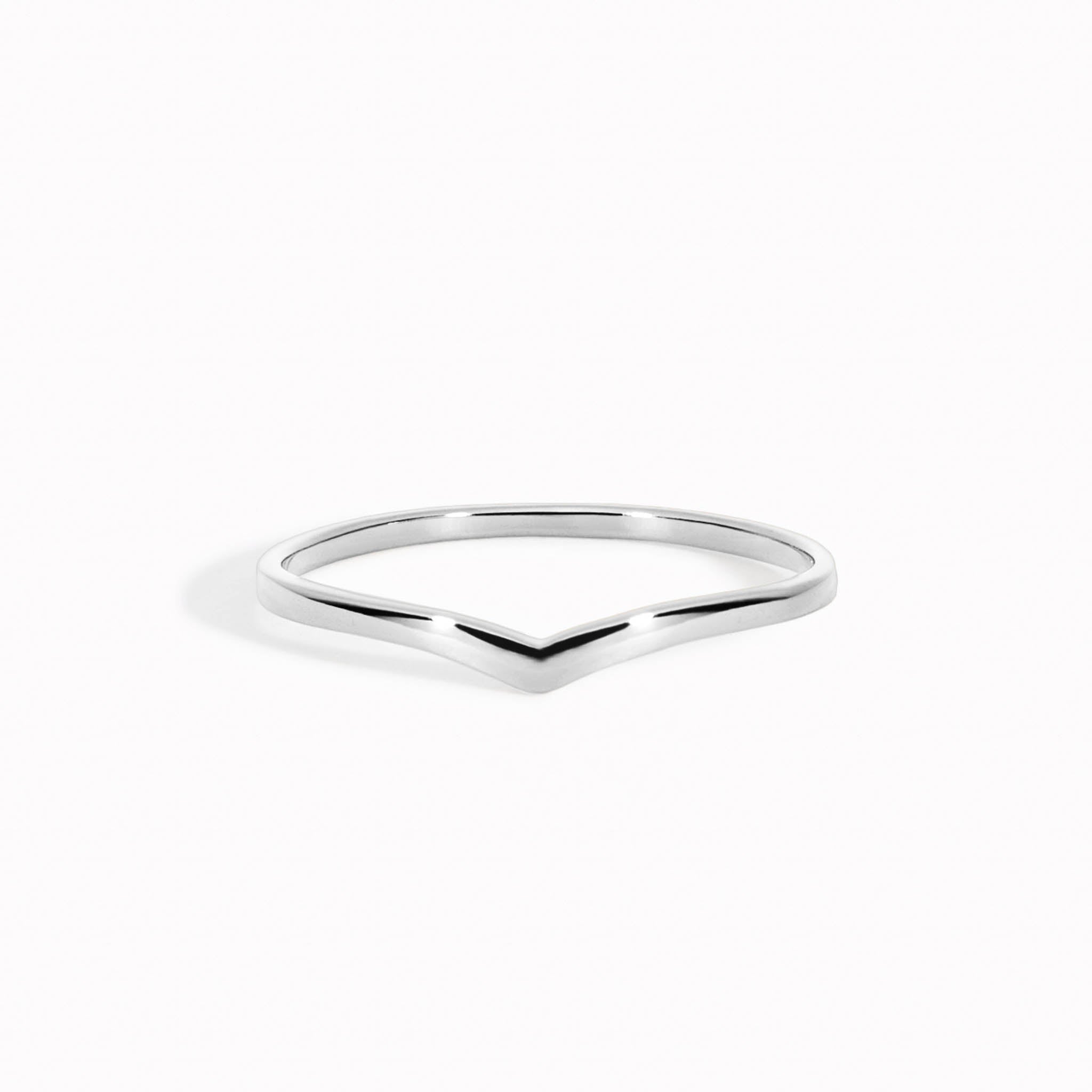 V Ring Silver - Nora