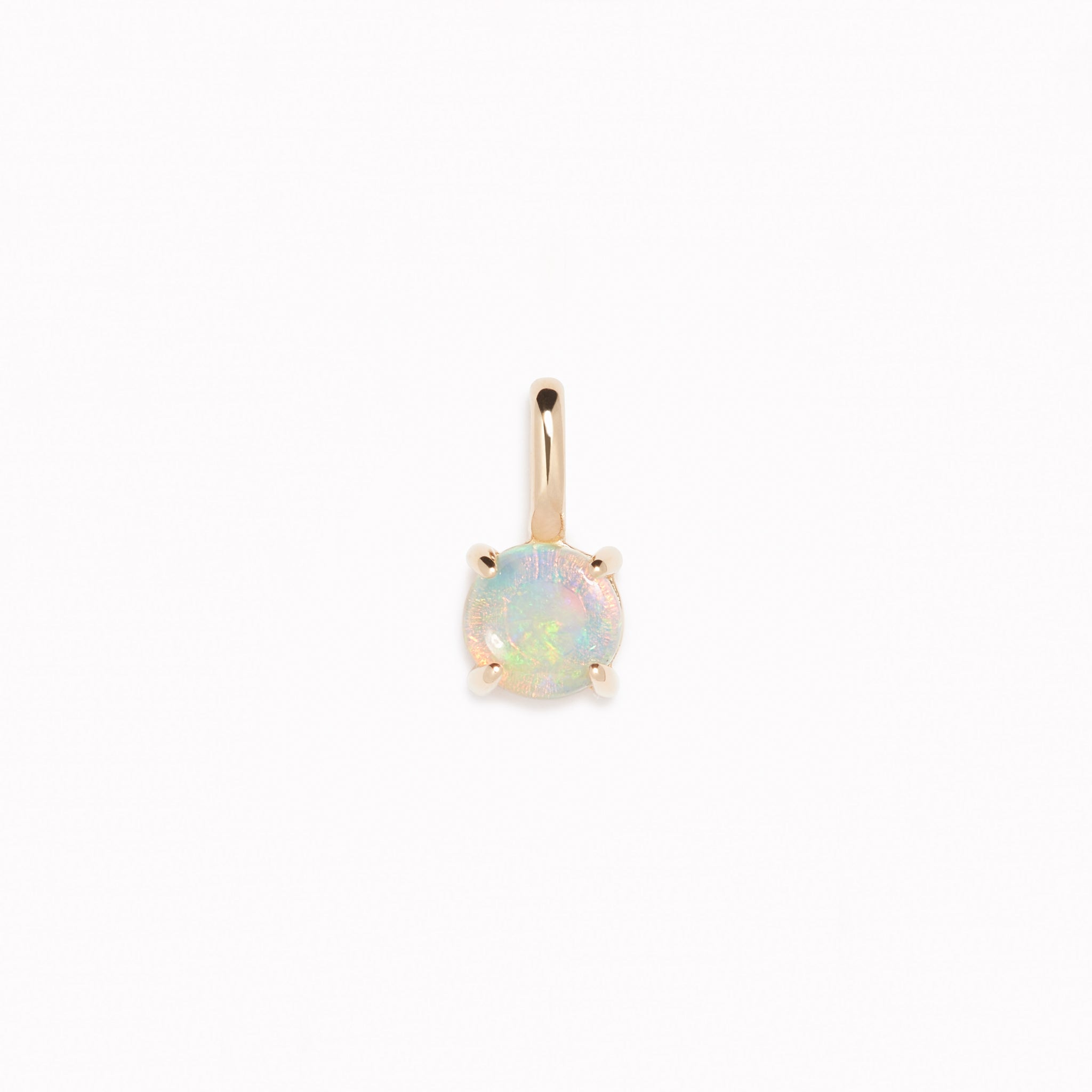 Opal Charm 14k Gold
