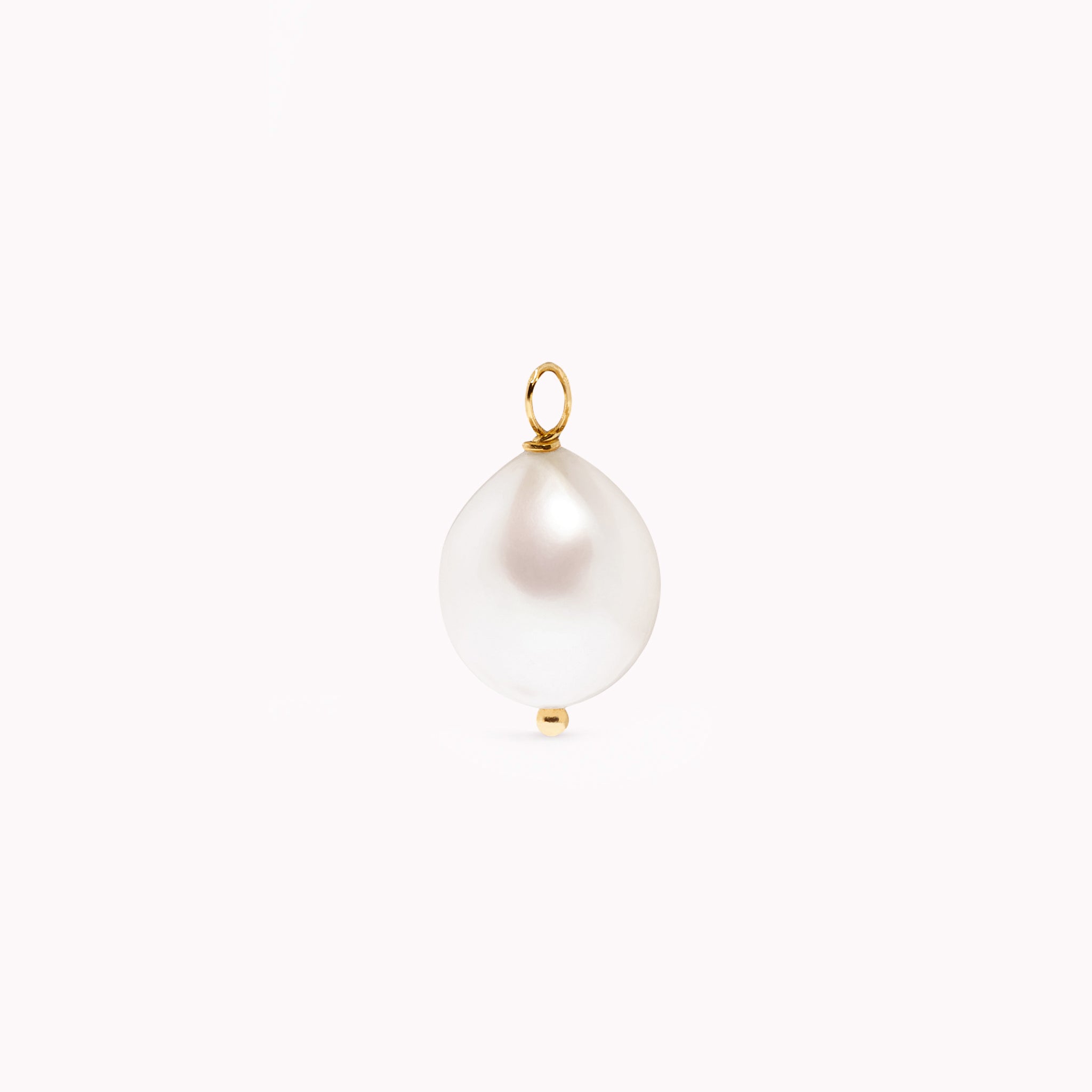 Rebecca Pearl Hoops Replacement Pearl (Gold Vermeil)