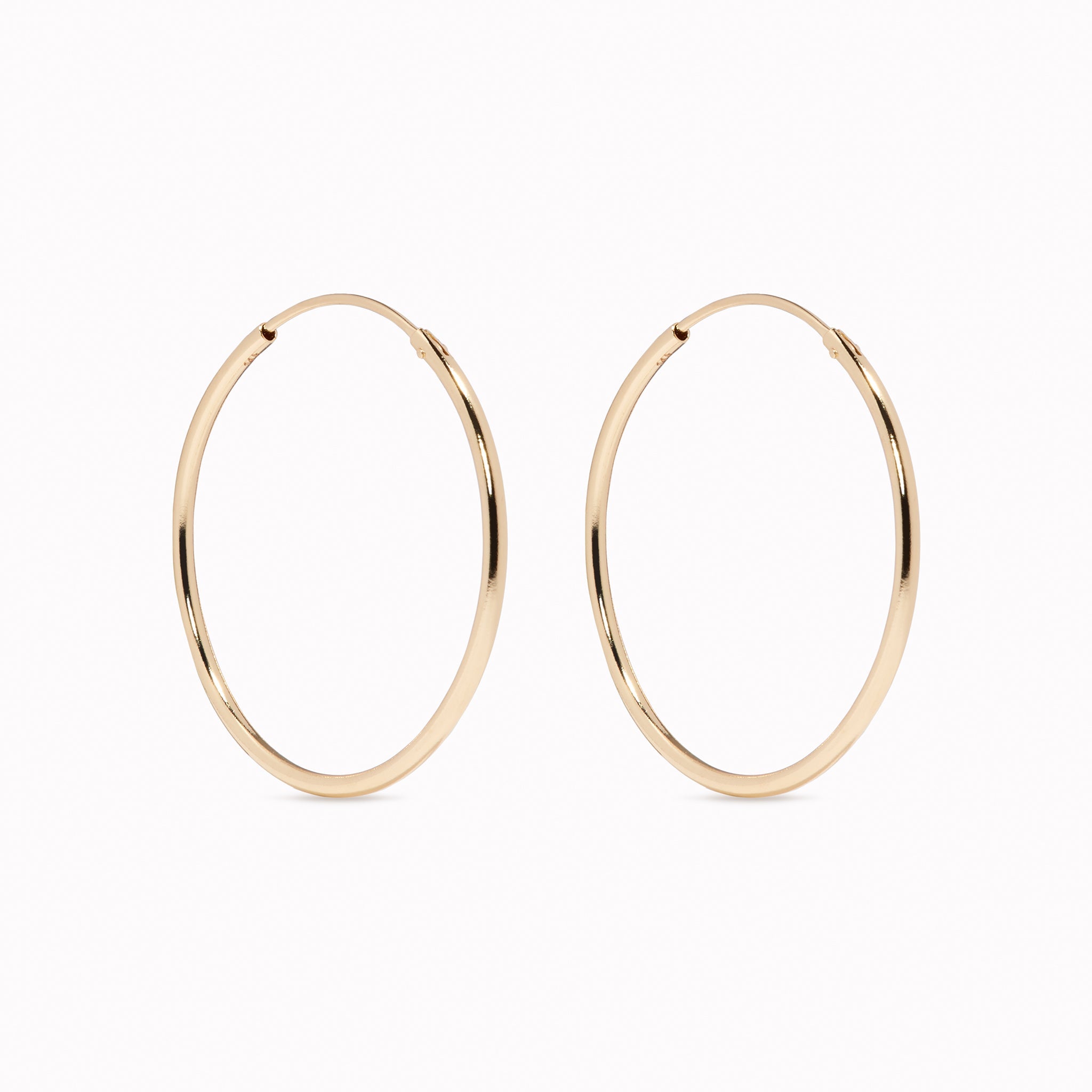 14k Gold Hoops 25mm - Sonia