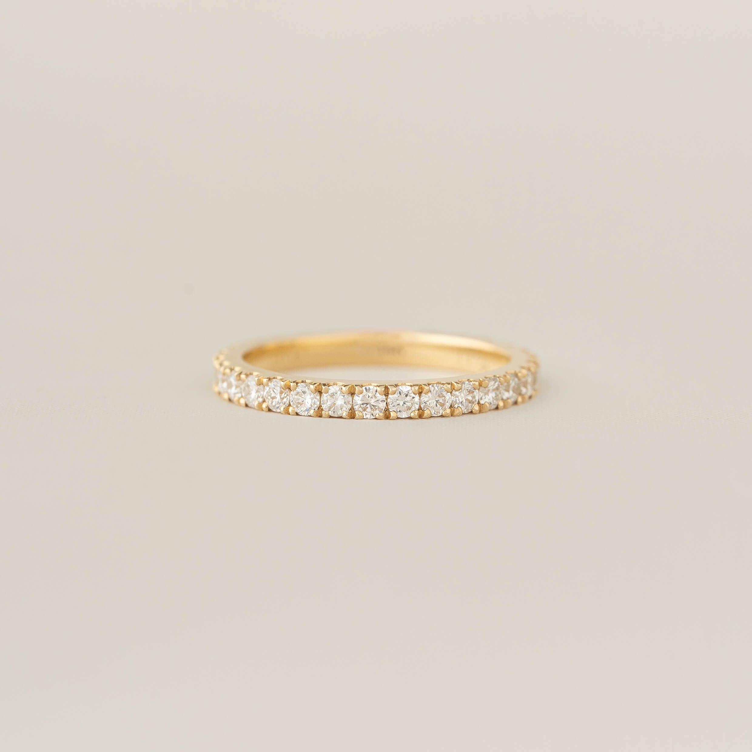 Lab Grown Diamond Eternity Ring 14k Gold - Birgitta