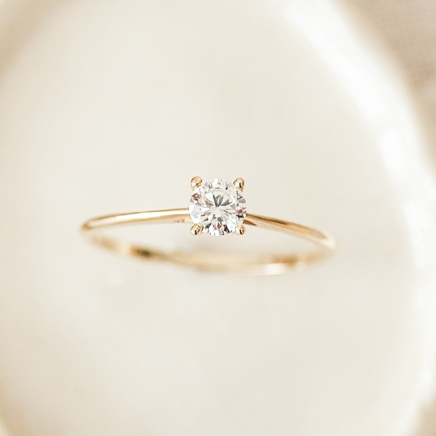 Lab Grown Diamond Solitaire Ring
