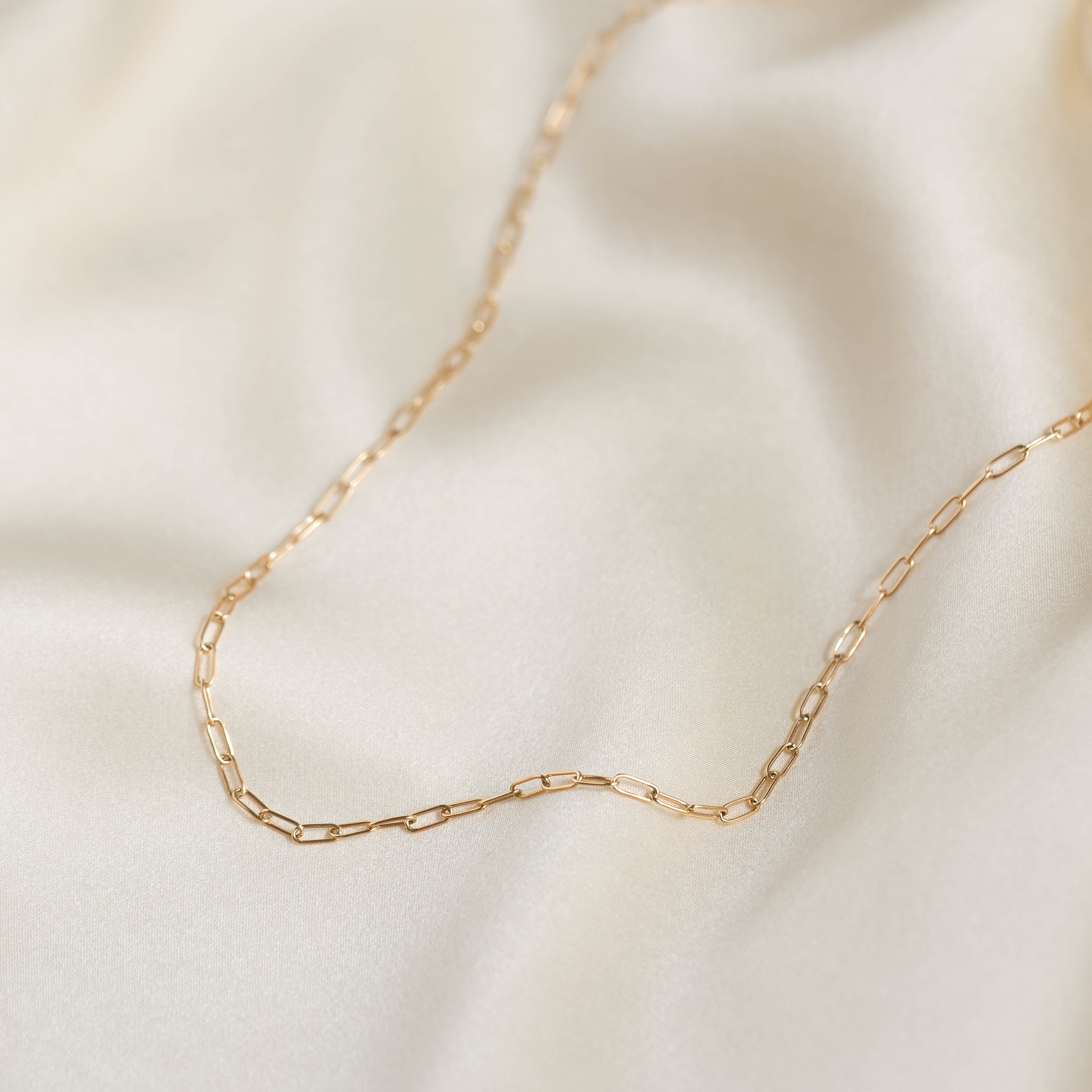 Chain Link Necklace 14k Gold
