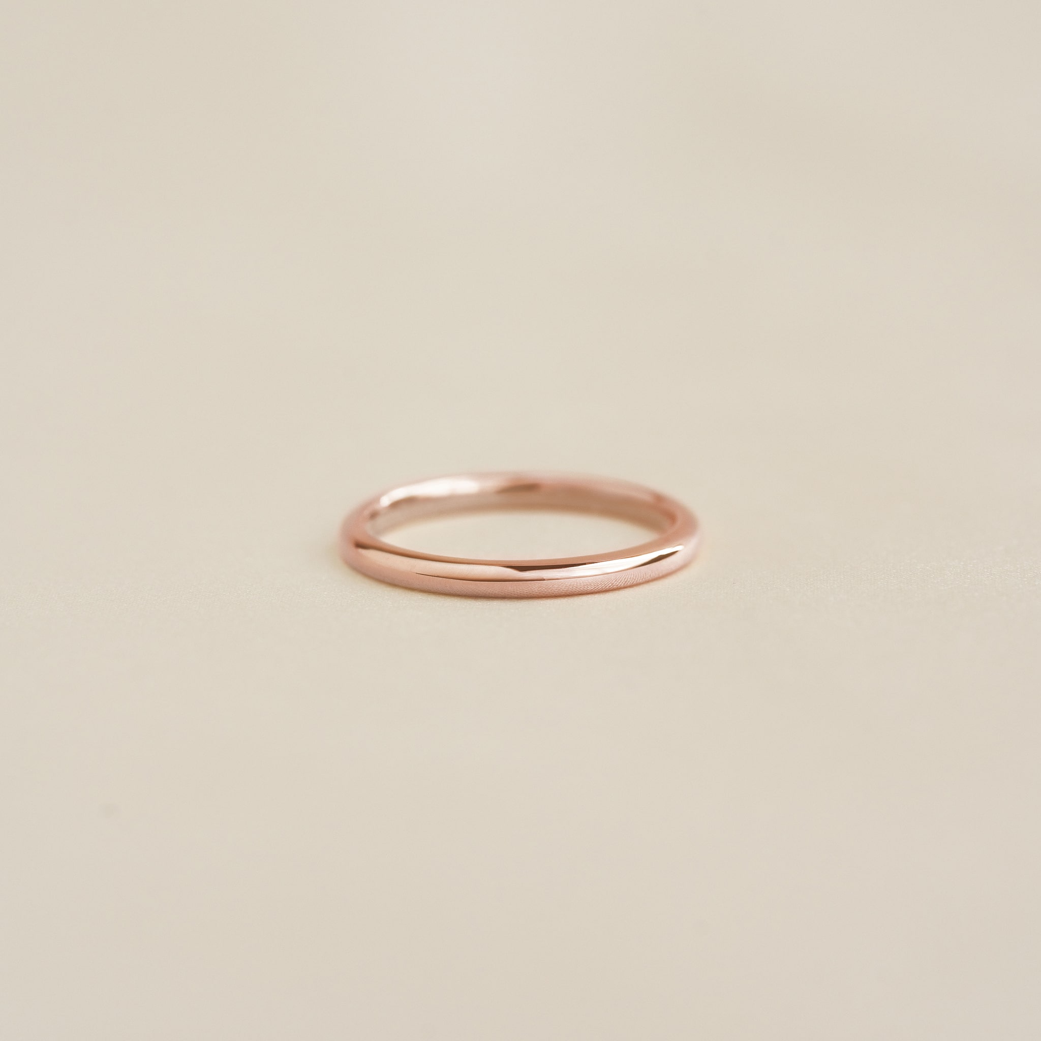 Round Rose Gold Band - Marni