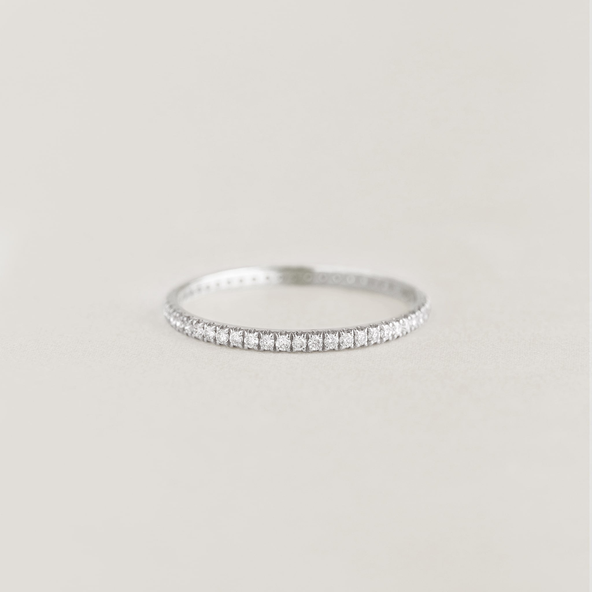 Lab Grown Diamond Eternity Ring White Gold
